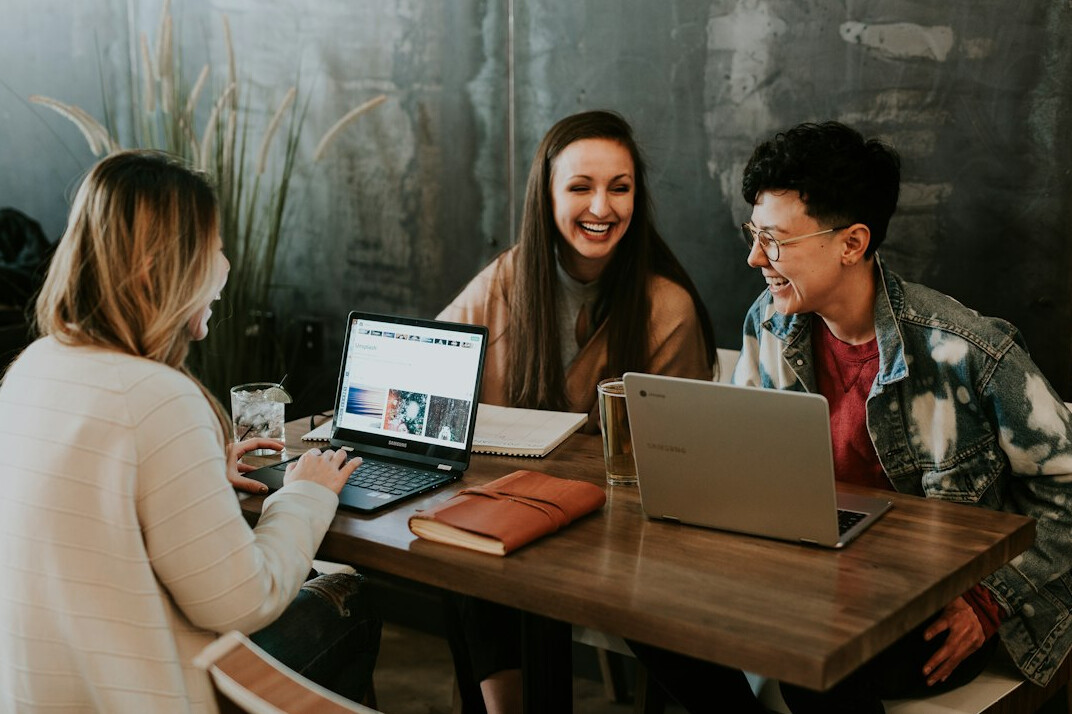 group discussion about trends